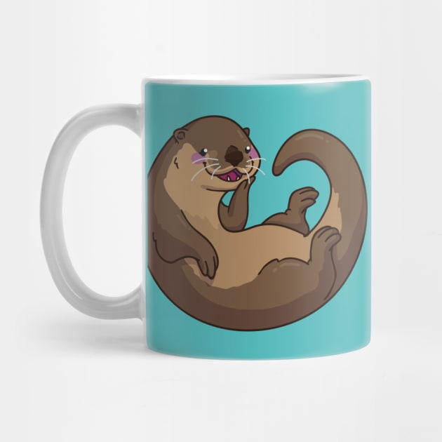 Small-Clawed Otter by bytesizetreasure